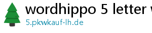 wordhippo 5 letter words